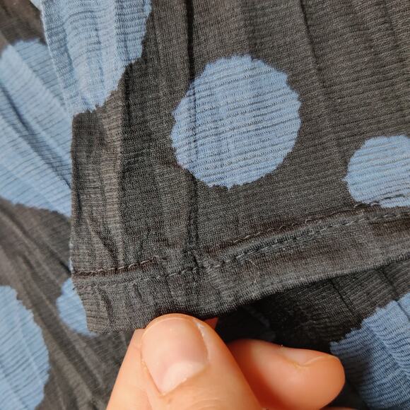 IC by Connie K Artsy Polka Dot Asymmetric Tunic Small Sheer Mesh Fairy Grunge - Picture 11 of 11